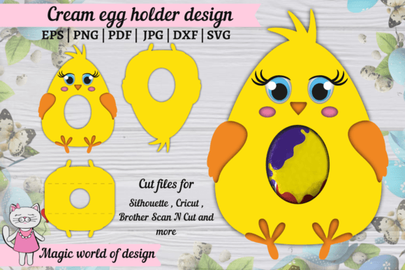 Download Chicken Easter Egg Holder Design SVG - Design Collection