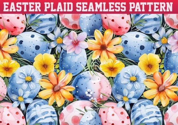 Download Seamless Colorful Easter Pattern - Easter pattern Collection