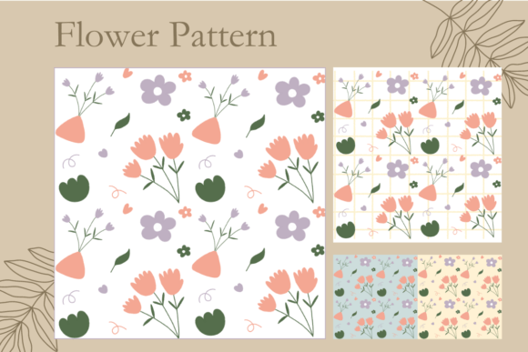 Download Cute Flower Spring Minimal Pattern - Spring Collection