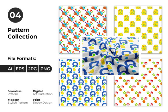 Download Seamless Kids Clothing Pattern Design - Design Collection