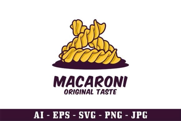 Download Spiral Macaroni Design Illustration Logo - Design Collection