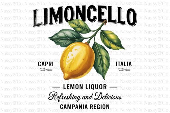 Download Limoncello Refreshing Lemon Italian PNG - Italian Collection