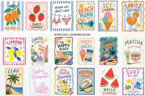 Download Coastal Summer Clipart Italian Vacation - Italian Collection
