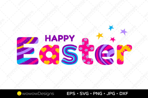 Download Happy Easter Lettering Design - Design Collection
