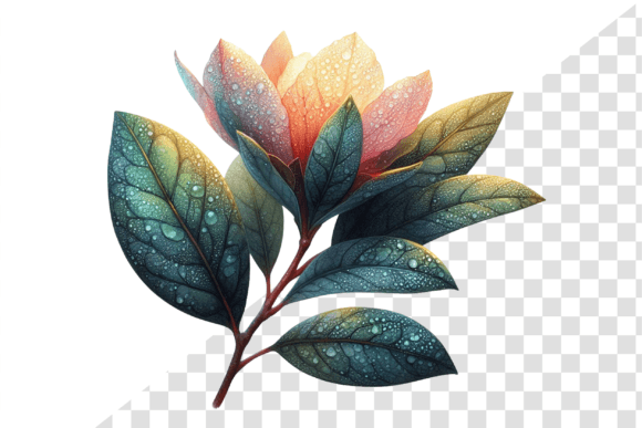 Download SpringDew Watercolor Leaf Clipart - Spring Collection