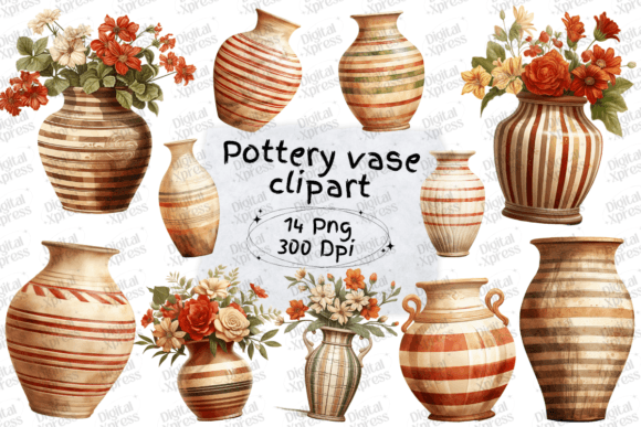 Download Pottery Vase Clipart - Pottery Collection