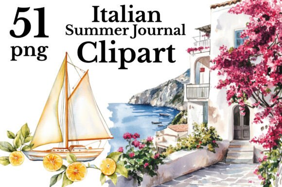 Download Italian Summer Journal Clipart - Italian Collection