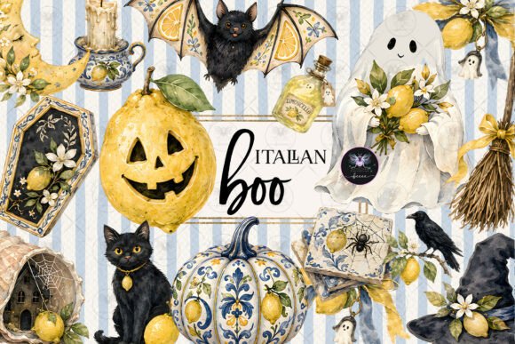 Download Italian Halloween Lemon Clipart - Italian Collection