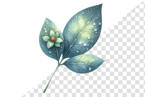 Download SpringDew Watercolor Leaf Clipart - Spring Collection